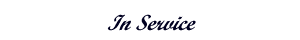in service